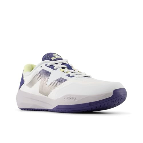 New Balance Women's FuelCell 796 V4 Tennis Shoe, White/Dream State/Parchment, 9.5 XW