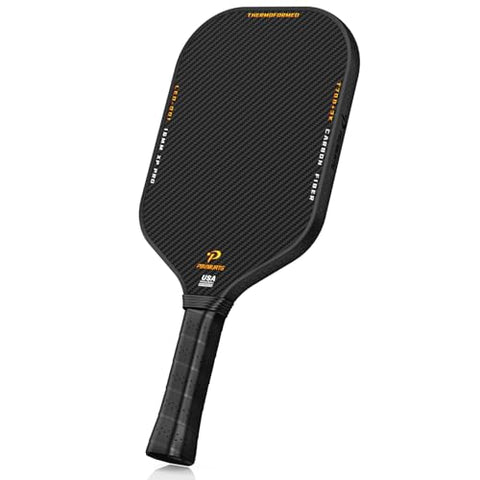 Pbvmurtg Carbon Fiber Pickleball Paddles, Thermoformed T7003K Raw Carbon Textured Pickleball Racket USAPA Approved Paddle –16mm Roar-Powered Core, Designed for Ultimate Spin,Power, Control& Balance.