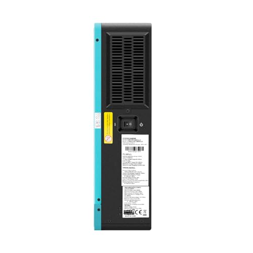 Xijia 3600W Hybrid Solar Inverter，24VDC to 120VAC Power Converter with 120A MPPT Solar Charging Controller，Battery-Less Operation Pure Sine Wave Inverter for Home, RVs and Off-Grid Cabin