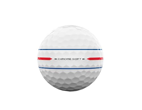 Callaway Golf Chrome Soft 2026 Golf Balls(360 White Triple Track,One Dozen)