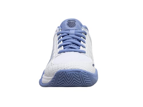 K-Swiss Women’s Express Light Pickleball Shoes – Lightweight Breathable Court Shoe, Stable Support, Durable Toe Protection, Bright White/Open Air/Estate Blue, 6 M