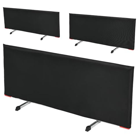 bimiti Pickleball Ball Barrier 3 Pack - Portable Indoor and Outdoor Court Edge Guard, Brandable Dividers & Net Kit（Black）