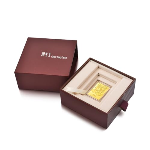 CHOW SANG SANG 999.9 24K Solid Gold Chinese Gifting Collection New Year Zodiac Ingot for Women and Men 955419 Price-by-Weight Approx. 5 Grams Gold