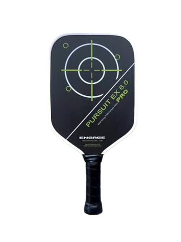 Engage Pursuit Pro EX 6.0 Pickleball Paddle – Widebody Shape, Raw T700 Toray Carbon Fiber Face, 16mm Control Pro Black Core (Alpine Lime, Standard (8.1-8.5oz))