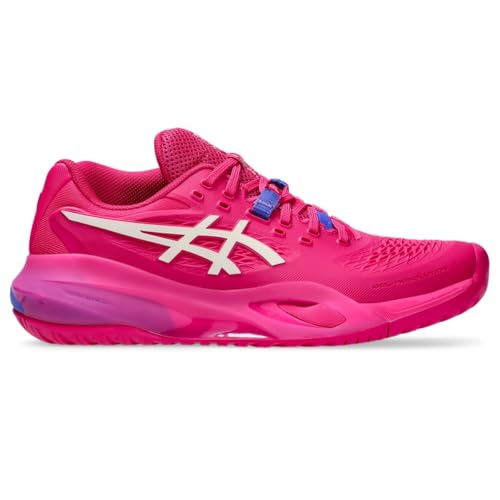 ASICS Women's Gel-Resolution X Tennis Shoes, 9.5, Bright Rose/Cream