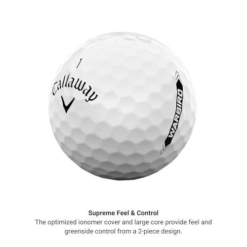 Callaway Golf Warbird Golf Balls (2023 Version, White, 12 Ball Pack)