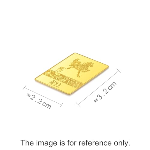 CHOW SANG SANG 999.9 24K Pure Gold Chinese Gifting Collection New Year Zodiac Horse Ornament for Women & Men 958909 Price-by-Weight 5g Gold