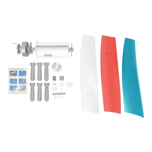 12V Wind Turbine, 400W Wind Power Generator Kit with Electromagnetism Controller, 3 Vertical Fiberglass Blades Wind Turbine Generator, 3-Phase Ac Permanent Magnet Generator for Mobile House, Boat