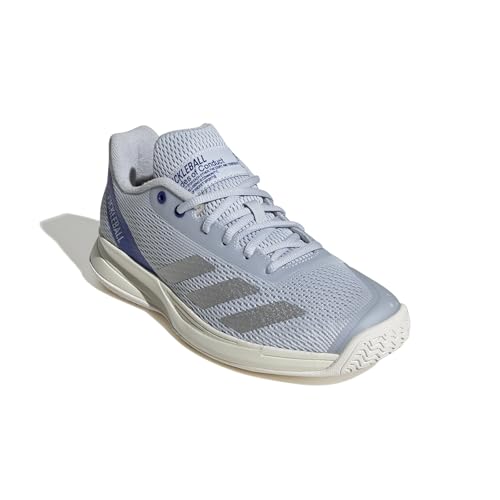 Adidas Women's Courtflash Pickleball, Halo Blue/Silver Metallic/Lucid Blue, 9