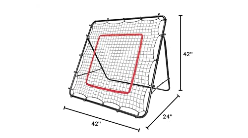 Kwik Goal CFR-1 Rebounder, 42" H x 42" W, Black