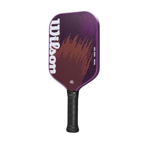 WILSON Fierce Team 13mm Pickleball Paddle - Grip Size 2-4 1/4", Purple