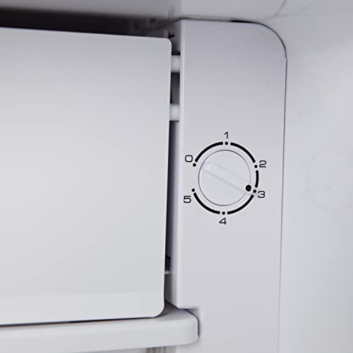 Avanti 3.3 Cu. Ft. Mini Fridge Compact Refrigerator with Adjustable Temperature, Removable Shelves, Chiller Compartment wiith Flush-Back Design, 3.3 cu.ft., Black