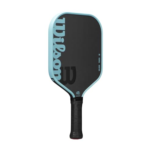 Wilson Tempo 16mm Pickleball Paddle - Grip Size 2-4 1/4", Black/Blue