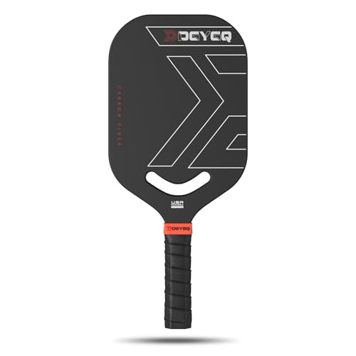 DGYGQ Pickleball Paddles, Carbon Fiber Pickleball Paddle with Polypropylene Honeycomb Core, Increased Power for Ultimate Spin & Consistency