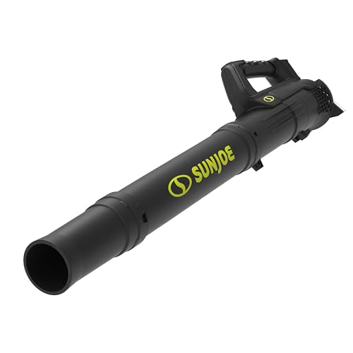 Sun Joe 24-Volt Cordless Compact Turbine Leaf Blower, 100 MPH Air Speed, 280 CFM Airflow