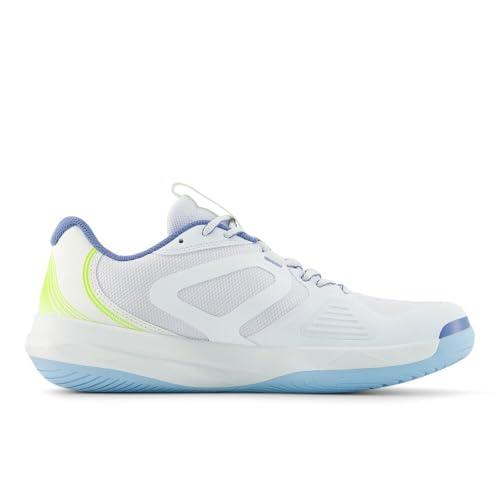 New Balance Men's FuelCell 796 V5 Pickleball Shoe, Nb 103 White/Alkaline Green, 12 W