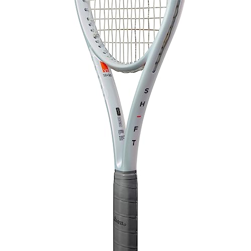 Wilson Shift 99 Pro V1 Strung Performance Tennis Racket - Grip Size 2-4 1/4", Strung with Sensation 16 Natural at Mid Range Tension