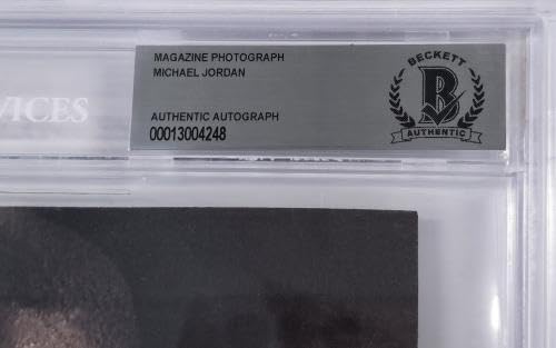 Michael Jordan Autographed 8x11 Magazine Page Photo North Carolina Tar Heels Vintage Full Name College-Era Signature Beckett BAS #13004248 - Autographed College Magazines