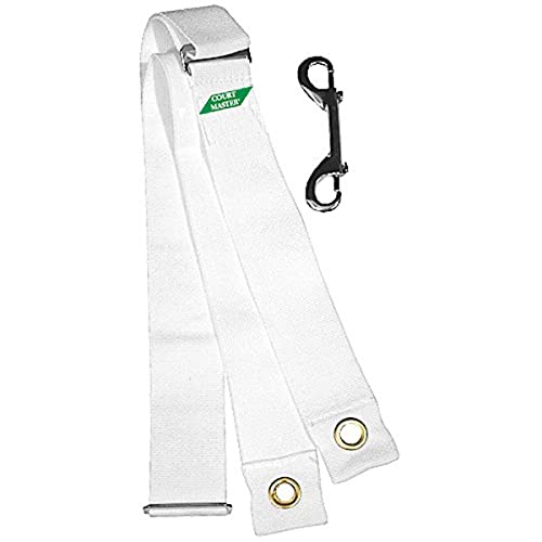 Basic Pickleball Court Equipment Package - Green (Includes Standard Size Net, Inground Post, Post Sleeves, Center Strap and Pipe Anchor)