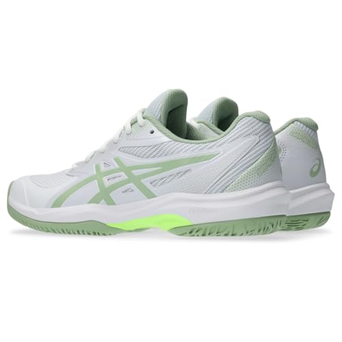 ASICS Women's Game FlyteFoam Pickleball Shoes, 8.5, White/Jade