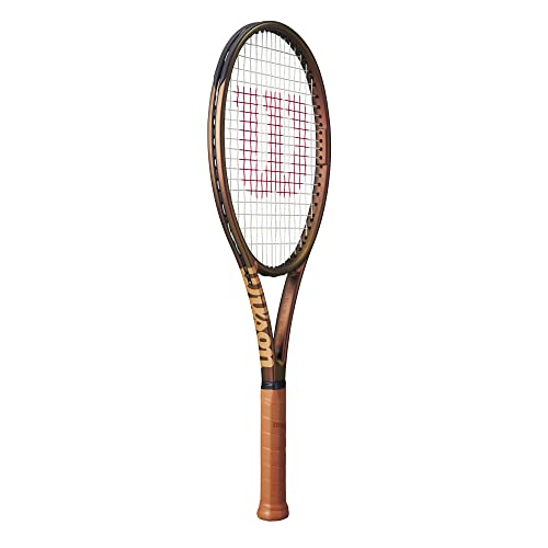 Wilson Pro Staff 97UL V14 Performance Tennis Racket - Grip Size 1-4 1/8", Strung with Sensation 16 Natural at Mid Range Tension
