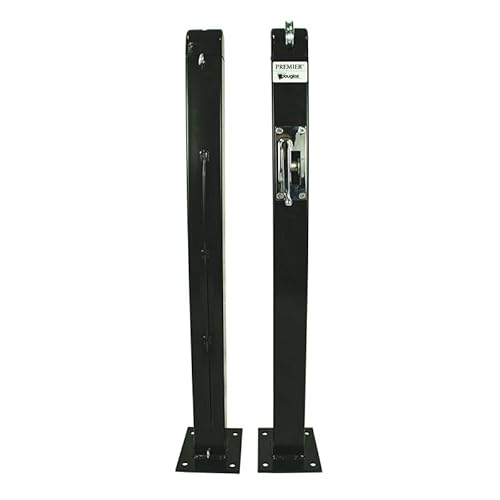 Do It Tennis Champion Court Equipment Pickleball Package – Black (Includes Standard Size Net, Surface Mount Posts, Center Strap and Pipe Anchor)