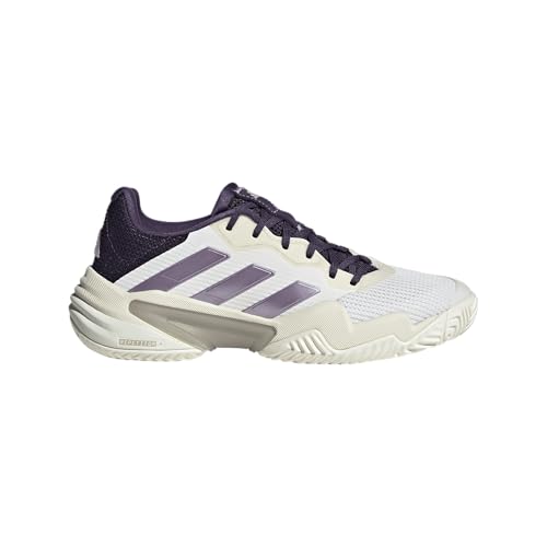 Adidas Women's Barricade 13 Tennis, White/Powder Plum/Aurora Plum, 10