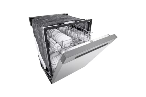 LG Front Control Dishwasher with LoDecibel™ Quiet Operation and Dynamic Dry™, Stainless Steel