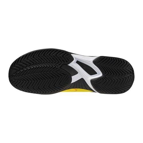 Mizuno Wave Exceed Court AC Men's Racquet Sports Shoes, Vibrant Yellow-Black, US Mens 11.5
