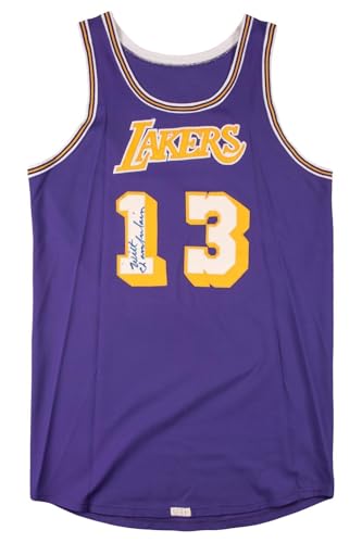 The Finest Wilt Chamberlain Signed Game Used Los Angeles Lakers Jersey MEARS A10 - Autographed NBA Jerseys