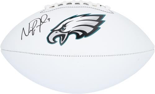 Nick Foles Philadelphia Eagles Autographed Franklin Panel Football - Autographed Footballs