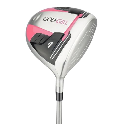 Golf Girl FWS3 Ladies Golf Clubs Set with Cart Bag, All Graphite, Left Hand, Pink