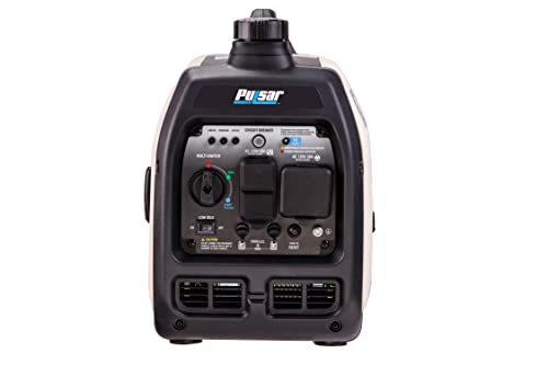 Pulsar PGD40ISCO Ultra Light Quiet 4000W Portable Gas Inverter Generator, white