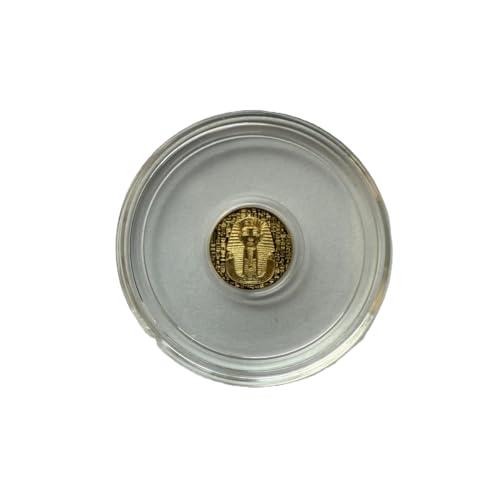 1/200 oz .9999 Fine Gold – Egyptian King TUT Design (Sealed in Capsule)