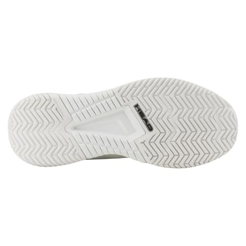 HEAD Sprint Pro 4.0 Junior Tennis Shoe, White/Black, 6
