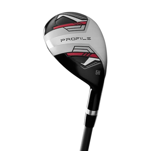 Wilson Men's Profile Complete Golf Set with Stand Bag - Right Hand, Tall, Regular, Red/Black/Silver