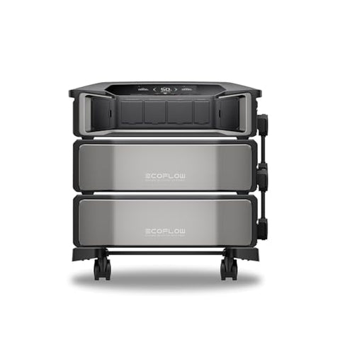 EF ECOFLOW 12kWh Power Station: DELTA Pro Ultra with Extra Battery, 120/240V 7200W AC Output, Lifepo4 Home Battery Backup Expandable to 90kWh, Solar Generator for Home Use, Emergency, Camping, RV