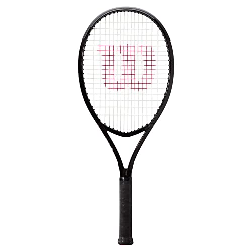 WILSON XP 1 Adult Recreational Tennis Racket - Grip Size 2-4 1/4", Black