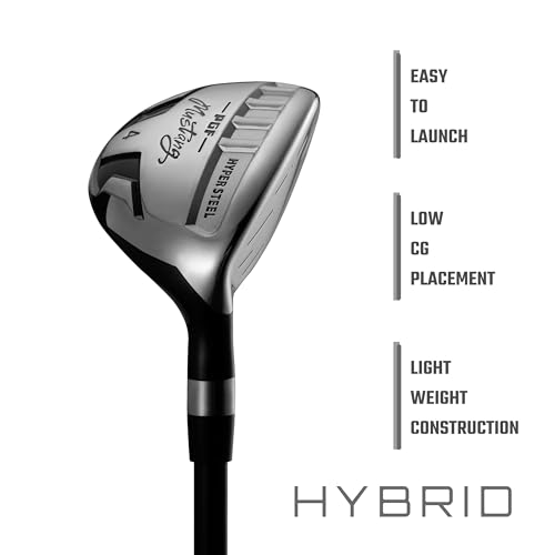 PGF Men's Mustang MK7 Complete Golf Club Package Set [Hand: Right] [Length: Standard] [Flex:Regular][14-Pieces]