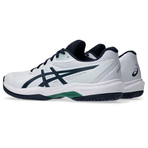 ASICS Men's Game FlyteFoam Tennis Shoes, 14, White/Midnight
