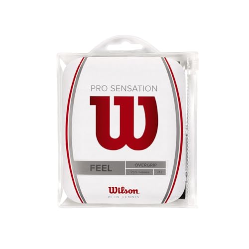 WILSON Sensation Pro Tennis Racquet Over Grip, Black