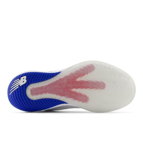 New Balance Women's FuelCell 996 V6 Tennis Shoe, White/Navy, 8 M
