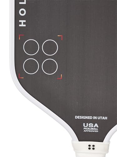Holbrook Power Pro Elite Pickleball Paddle: USAPA Approved, Carbon Fiber Surface, Power, Control, Spin, Edgecraft Foam Polypropylene Honeycomb Core - 14mm