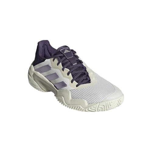 Adidas Women's Barricade 13 Tennis, White/Powder Plum/Aurora Plum, 10