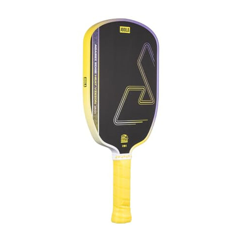 JOOLA Agassi Heat Vision 16mm Pickleball Paddle - New Shape w/Extended Sweet Spot - Textured Carbon Fiber Surface for Spin - SK Film for Less Vibration - USAP Approved - NFC Chip Enabled