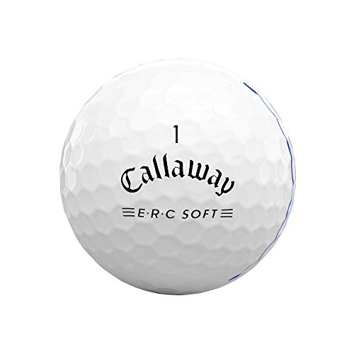 Callaway Golf ERC Soft Golf Balls (White Triple Track (2021)