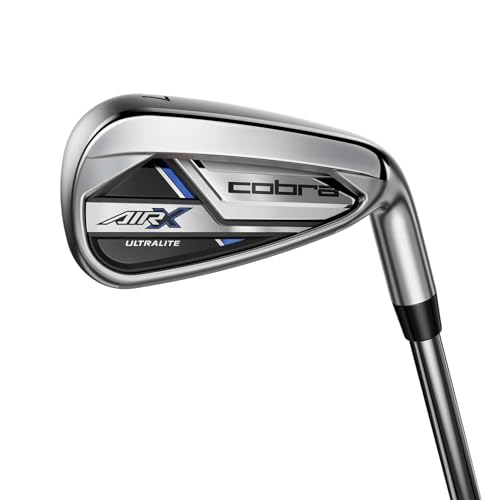 Cobra Golf Air-X 2 Men's Complete Set, Black/Blue, Graphite, Senior, Right Hand