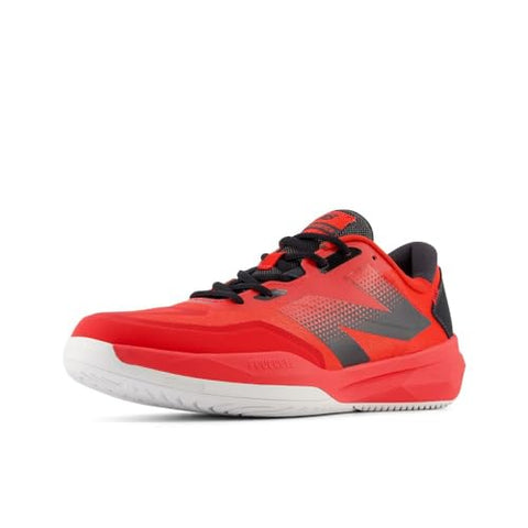 New Balance Men's FuelCell 796 V4 Hard Court Tennis Shoe, Team Red/Phantom/Silver, 7.5 W