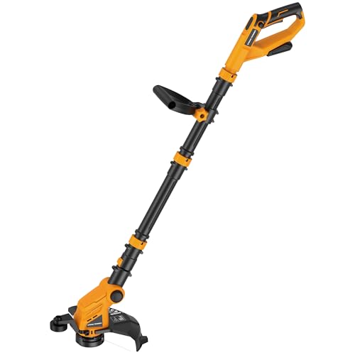 Houselife 12" Cordless String Trimmer Compatible with Dewalt 20V Max Battery (No Battery), Auto Feed Cordless Weed Eater&Weed Wacker, Lightweight Electric 20V Weed Trimmer&Edger for Lawn, Garden, Yard