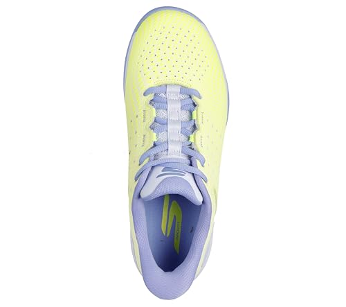 Skechers Women's Viper Court Reload Hands Free Slip-Ins Pickleball Sneaker, Lime, 10